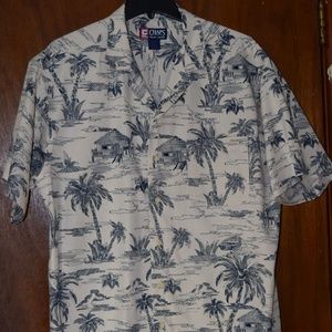 VTG Men's Chaps by Ralph Lauren XL Tropical Shirt